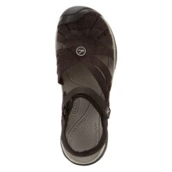 Keen Rose Sandal Black/Neutral Gray (Women's) -Beautiful Shoes MAR03702D