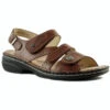 Finn Comfort Gomera Sandal Cognac Leather (Women's) -Beautiful Shoes MAR04359