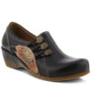 Spring Step Agacia Black Leather (Women's) -Beautiful Shoes MAR05285