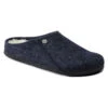 Birkenstock Zermatt Wool Slipper Dark Blue (Unisex) -Beautiful Shoes Nvy 1 d9724872 f6c5 4a55 adfa 12c28ba20801