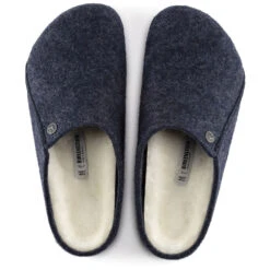 Birkenstock Zermatt Wool Slipper Dark Blue (Unisex) -Beautiful Shoes Nvy 3 9692c282 f61d 41d2 834c 55998450d96d