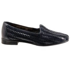 Trotters Liz III Slip-On Navy/Navy Patent (Women's) -Beautiful Shoes Nvy 7 a62da722 c775 4fa4 b729 86de9850f4fc