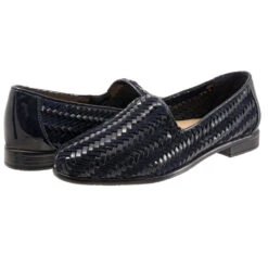 Trotters Liz III Slip-On Navy/Navy Patent (Women's) -Beautiful Shoes Nvy 8 cf6ffb5a 5d27 4b29 8e15 16a391b6233d