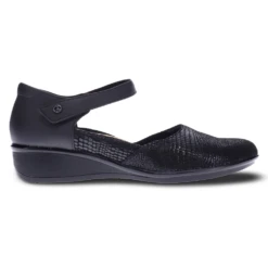 Revere Osaka Black Lizard Mary Jane Shoe (Women's) 9 Revere Osaka Black Lizard Mary Jane Shoe (Women's) -Beautiful Shoes OSAKABLACKL 3