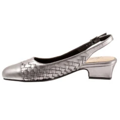 Trotters Dea Woven Slingback Pewter (Women's) 17 Trotters Dea Woven Slingback Pewter (Women's) -Beautiful Shoes Pew 5 18731992 20a2 49bd a015 15981be72462