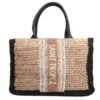 DE SIENA SAINT TROPEZ RAFFIA ROSE GOLD BAG -Beautiful Shoes SAINTROPEZ1