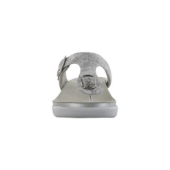 SAS Sanibel T-Strap Sandal Plata Silver (Women's) -Beautiful Shoes SANIBELPLATA 5