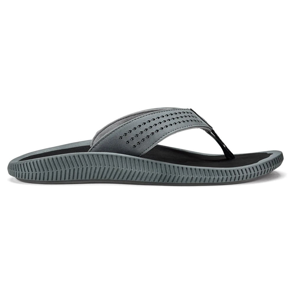 OluKai Ulele Flip Flop Dark Shadow/Black (Men's) 3 OluKai Ulele Flip Flop Dark Shadow/Black (Men's)