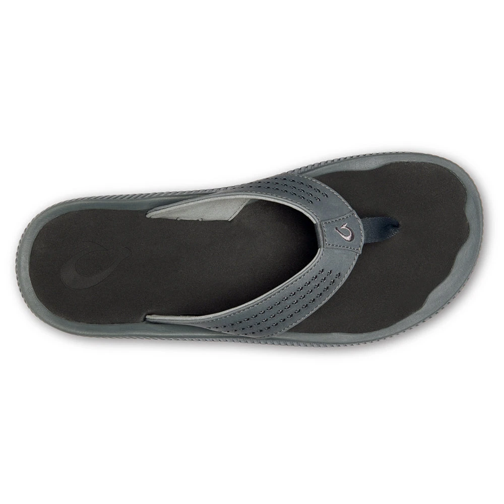 OluKai Ulele Flip Flop Dark Shadow/Black (Men's) 4 OluKai Ulele Flip Flop Dark Shadow/Black (Men's) - Image 2