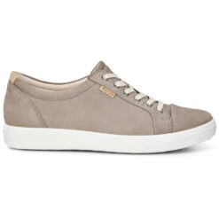 Ecco Soft 7 Lace Grey Nubuck (Women's) -Beautiful Shoes Soft7 Gry 3
