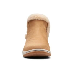 Clarks Breeze Fur Bootie Tan (Women's) -Beautiful Shoes Tan 3 6a0d1bf7 7563 41e2 8edd 5471d2134d33