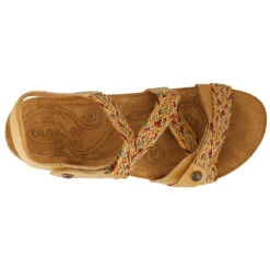Taos Trulie Sandal Tan Multi (Women's) -Beautiful Shoes TanM 4
