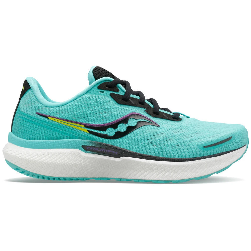 Saucony Triumph 19 Running Shoe Cool Mine/Acid (Women's) 3 Saucony Triumph 19 Running Shoe Cool Mine/Acid (Women's)