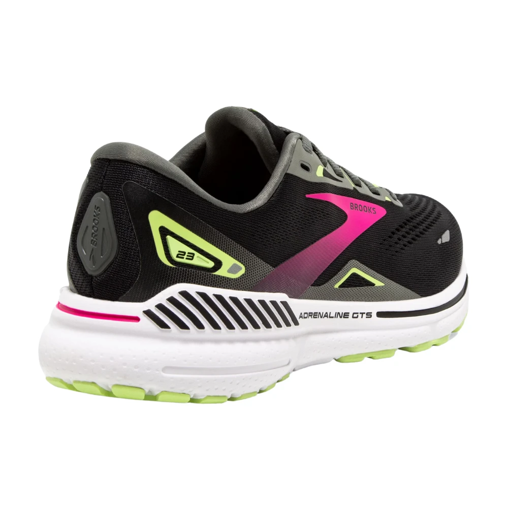 Brooks Adrenaline GTS 23 Black/Gunmetal/Sharp Green Running Shoe (Women's) 7 Brooks Adrenaline GTS 23 Black/Gunmetal/Sharp Green Running Shoe (Women's) - Image 5