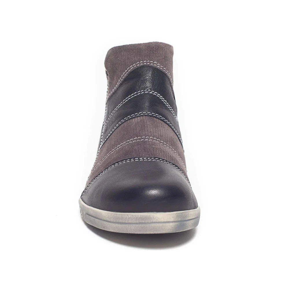 Cloud Footwear Accalia Velvet Black Wool Lining Boot (Women's) 5 Cloud Footwear Accalia Velvet Black Wool Lining Boot (Women's) - Image 3