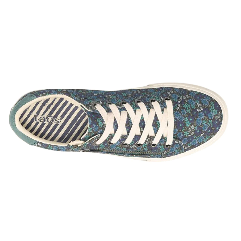 Taos Z Soul Teal Floral Multi Sneaker (Women's) 6 Taos Z Soul Teal Floral Multi Sneaker (Women's) - Image 4