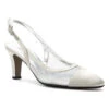 David Tate Vegas Heel Silver Satin (Women's) -Beautiful Shoes Vegas Sliv 1