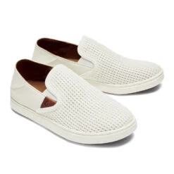 OluKai Pehuea Mesh Slip-On White (Women's) -Beautiful Shoes Wht 5 4afe3995 56a6 4c9f 8398 c0103619748e