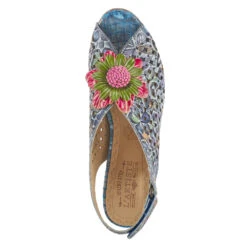 L'Artiste By Spring Step Arautre Slingback Navy Multi Leather (Women's) 8 L'Artiste By Spring Step Arautre Slingback Navy Multi Leather (Women's) -Beautiful Shoes arom 3