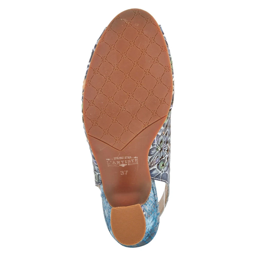 L'Artiste By Spring Step Arautre Slingback Navy Multi Leather (Women's) 6 L'Artiste By Spring Step Arautre Slingback Navy Multi Leather (Women's) - Image 4
