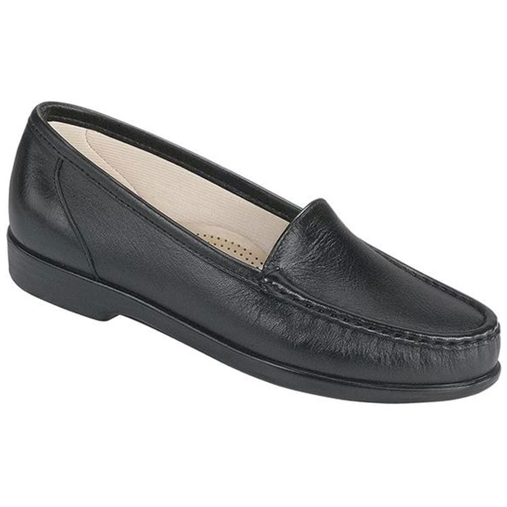 SAS Simplify Loafer Black Leather (Women's) 3 SAS Simplify Loafer Black Leather (Women's)