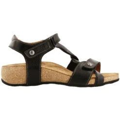 Taos Universe Sandal Black Leather (Women's) -Beautiful Shoes black 3 08a9014b 96f7 478d 8a50 d5e95cda24a0