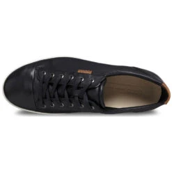 Ecco Soft 7 Sneaker Black Leather (Men's) -Beautiful Shoes black 6 81de03a5 01ba 4798 bb95 66d944ca9693