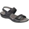 SAS Nudu Sandal Black Midnight Leather (Women's) 2 SAS Nudu Sandal Black Midnight Leather (Women's) -Beautiful Shoes black midnight 1