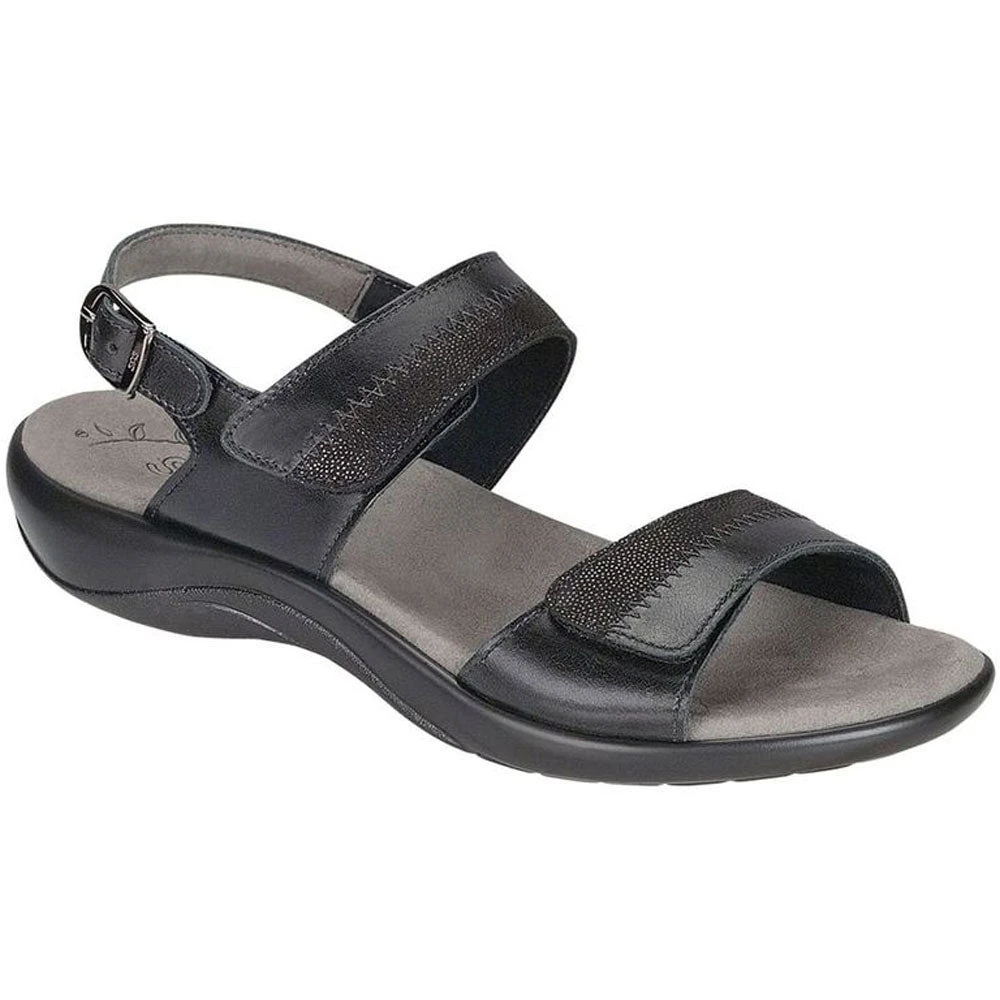 SAS Nudu Sandal Black Midnight Leather (Women's) 3 SAS Nudu Sandal Black Midnight Leather (Women's)