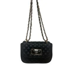 Kendall + Kylie KENDALL+KYLIE BLACK SHOULDER SEMI-STUFFED BAG