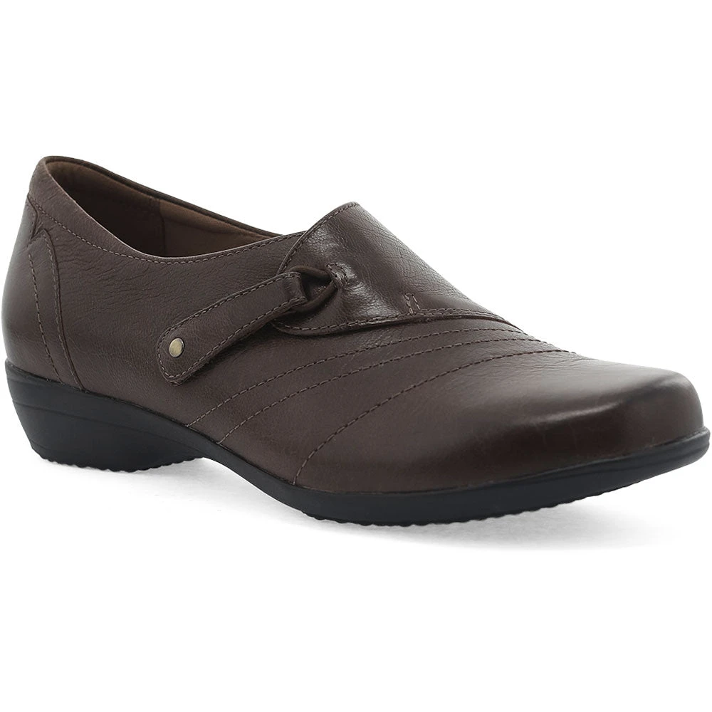 Dansko Franny Slip-On Chocolate Burnished Calf (Women's) 3 Dansko Franny Slip-On Chocolate Burnished Calf (Women's)