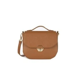 LANCASTER DELPHINO CAMEL CROSS BODY BAG