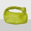 PUBLIC DESIRE - THE BLAME GREEN WEAVE KNOT HANDBAG -Beautiful Shoes green1 f8b6d7a9 b99e 41ba a64f 6dbdb4ba4452