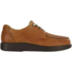 SAS Bout Time Lux Lace-Up Loafer Hazel Leather (Men's) -Beautiful Shoes hazel 3