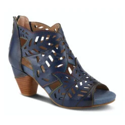 L'Artiste By Spring Step Icon Shootie Navy Leather (Women's)