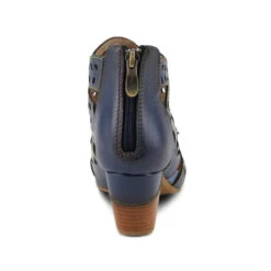 L'Artiste By Spring Step Icon Shootie Navy Leather (Women's) -Beautiful Shoes icon 2