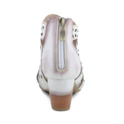 L'Artiste By Spring Step Icon Shootie Off White Leather (Women's) -Beautiful Shoes iconw 5