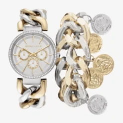 KENDALL + KYLIE TWO TONE BRACELET WATCH