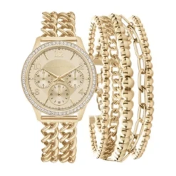 KENDALL + KYLIE STRASSED GOLD TONE CHAINED