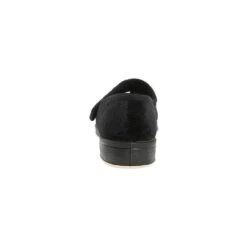Foamtreads Jewel Slipper Black Velour (Women's) -Beautiful Shoes jewel black 4