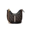 GUESS KASINTA BROWN LOGO MINI BAG -Beautiful Shoes kasin1