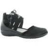 Naot Kata Sandal Black Crackle/Velvet/Raven Nubuck (Women's) -Beautiful Shoes kata blk lth nubk 3