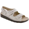 SAS Relaxed Sandal Web Linen Leather (Women's) -Beautiful Shoes linen 1