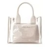 Kendall + Kylie KENDALL+KYLIE CAMEL MINI TOTE TRANSPARENT -Beautiful Shoes minitotetransp2