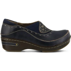 Spring Step Burbank Navy Leather (Women's) -Beautiful Shoes navy 3 a1441e59 24f5 4acc ae81 c13c75aad208