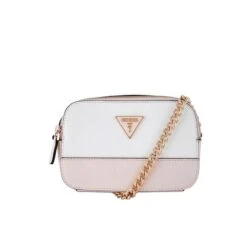 GUESS NOELLE WHITE/PINK MULTI BAG