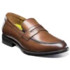 Florsheim Midtown Penny Loafers Cognac Leather (Men's) -Beautiful Shoes penny cognac 1 web