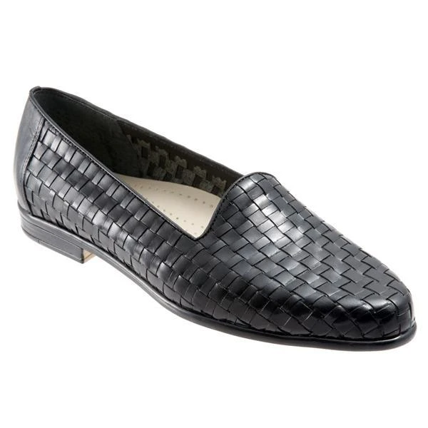 Trotters Liz Black Woven Leather (Women's) 3 Trotters Liz Black Woven Leather (Women's)