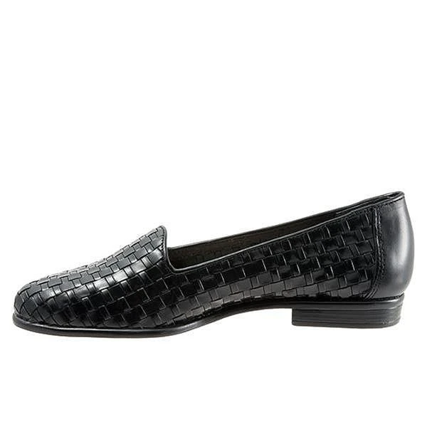 Trotters Liz Black Woven Leather (Women's) 4 Trotters Liz Black Woven Leather (Women's) - Image 2