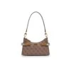 Guess ZADIE LOGO LATTE PYTHON BAG -Beautiful Shoes python1
